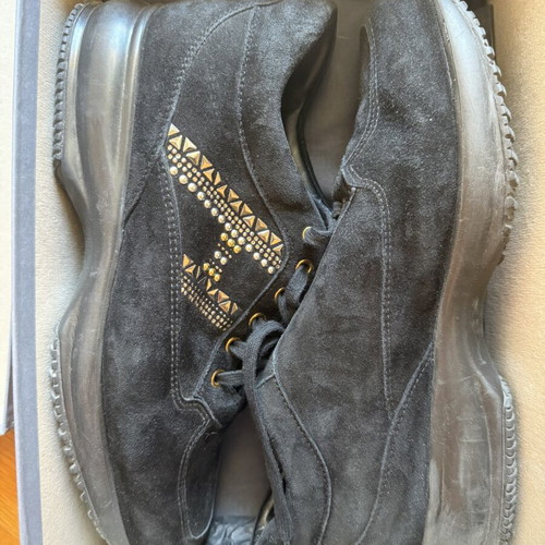 Hogan Interactive H sneakers with strass, size 40, black