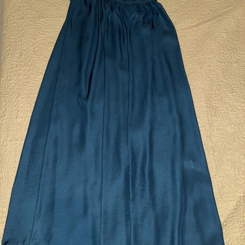 Maxi skirt petrol with elastic waist Bershka like new, size S