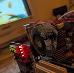 MSI Geforce NX6600GT AGP 128MB graphics card