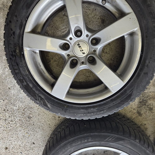 BMW 16" 5x120 rims like new with tires gift