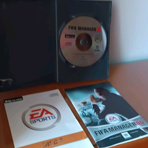FIFA Manager 2006 PC game used with scratches