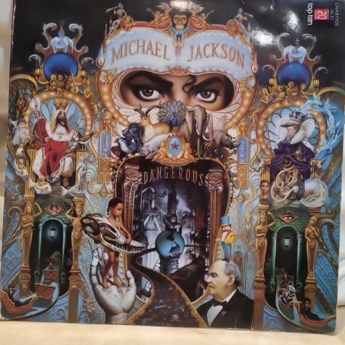 Michael Jackson Dangerous vinyl used