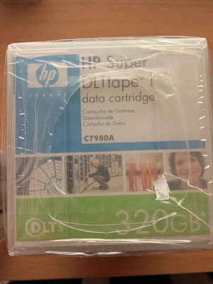 HP Super DLT-1 tape 320GB data cartridge