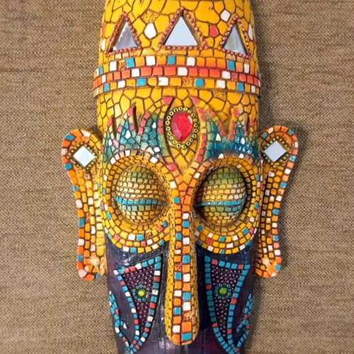 Decorative Ethnic Wall Mask 36cm like new