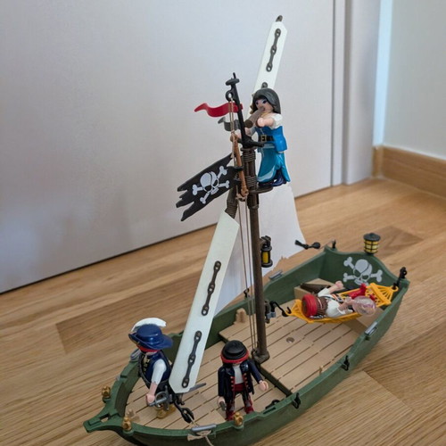 Playmobil Pirate Ship with Crew and Accessories