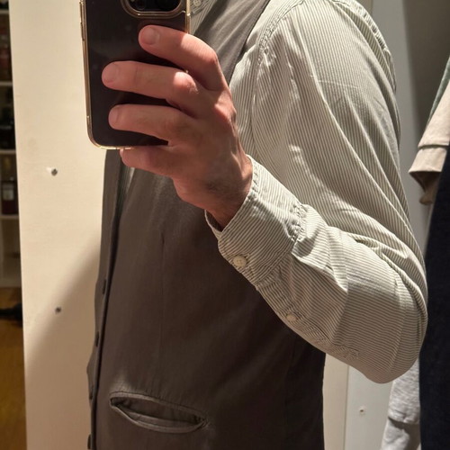 Bershka vest khaki like new, size L