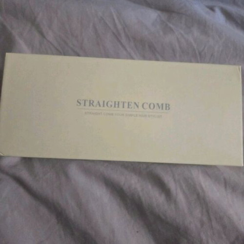 Straightening comb new, rechargeable with case and charger