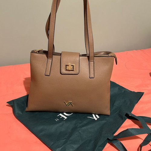 Verde women's shoulder bag brown new