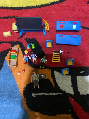 Playmobil school classroom set like new