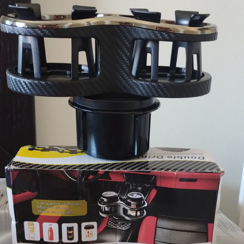 Double Rotating Car Cup Holder 2 in 1 new