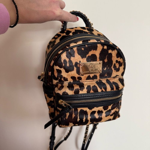Juicy Couture backpack new leopard print women's