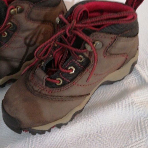 Timberland leather boots used, brown, size 27