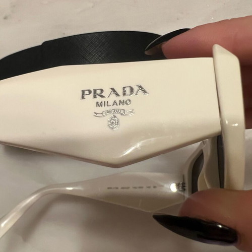 Prada sunglasses cream like new