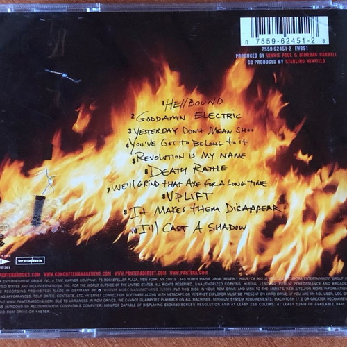 Pantera Reinventing the Steel CD used, metal