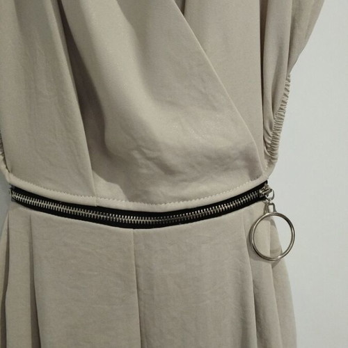 Djofra jumpsuit like new, beige, digital design