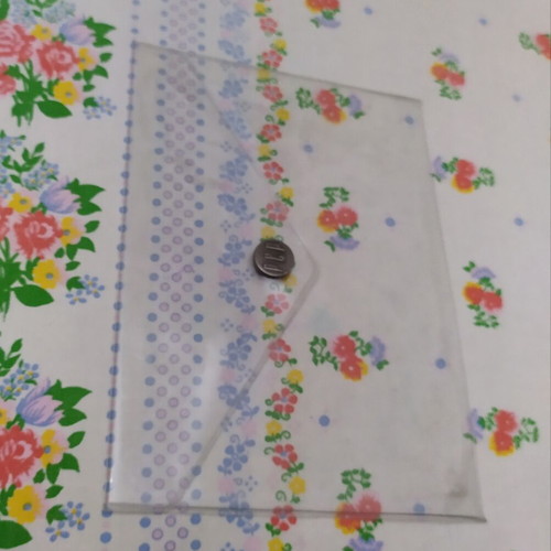 Nylon button folders, pack of 6, like new
