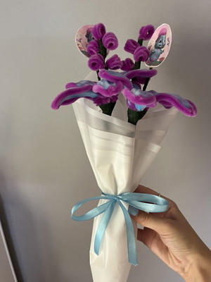 Bibble bouquet handmade, perfect for gift