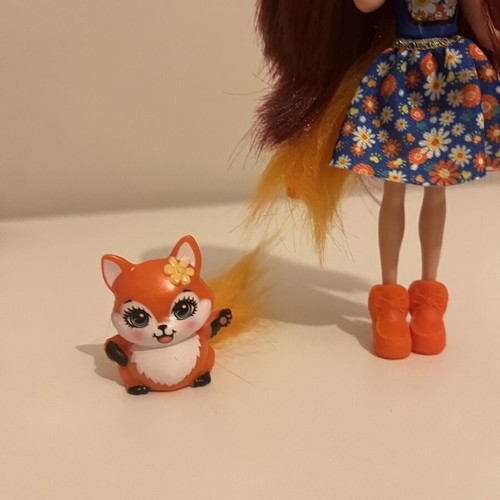 Enchantimals Mattel Felicity Fox & Flick doll used