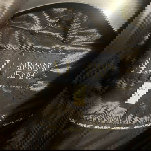 Μπουφάν μακρύ Armani Jeans σαν καινούργιο με ζώνη, φουσκωτό παλτό