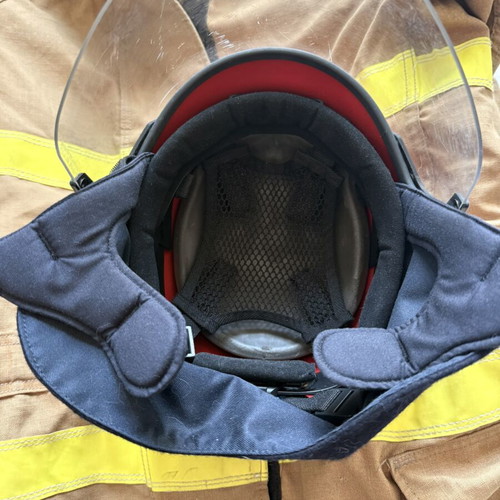 Janesville fireproof suit large and Dräger HPS 4500 helmet