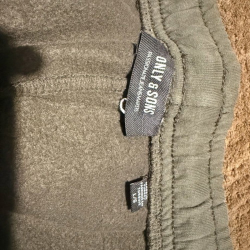 Only And Sons tracksuit pants like new, green, size L