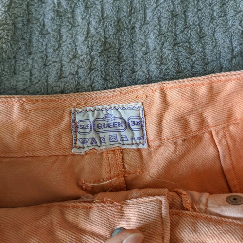Vintage high-waisted summer shorts Queen Shorts Jeans denim