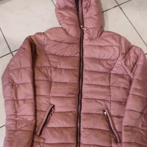 Pink jacket like new, size M, warm with fleece lining