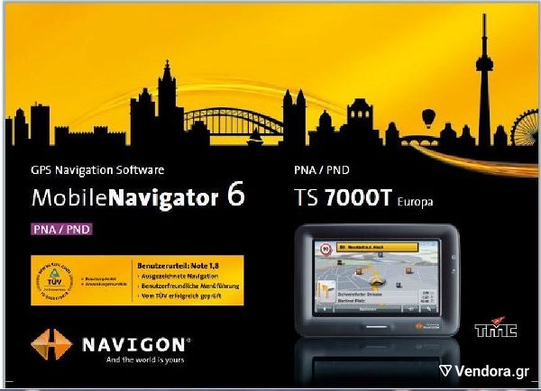  GPS mobile  navigator 6 ts 7000t