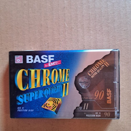 BASF by EMTEC Chrome Super Quality II 90 cassette new, sealed