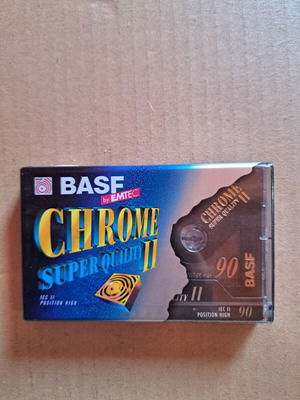 BASF by EMTEC Chrome Super Quality II 90 cassette new, sealed