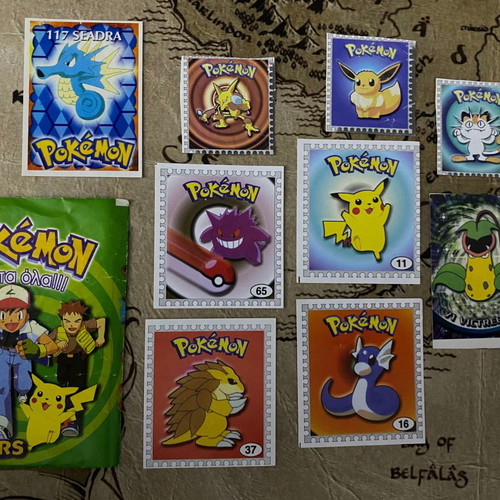 Collectible Pokemon items used, pack of 44 pieces