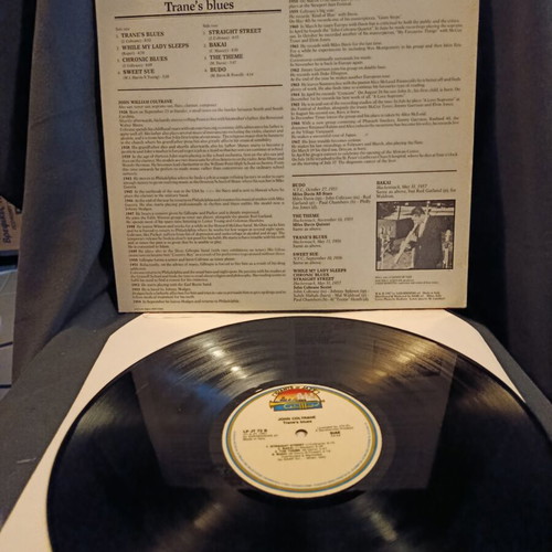 Trane's Blues John Coltrane vinyl LP used, jazz compilation