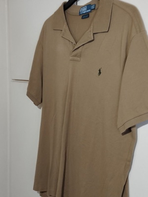 Μπλούζα polo ανδρική Ralph Lauren σαν καινούργιο, μπεζ, slim fit XXL