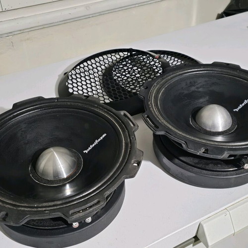 Rockford PPS4-10 700W Midrange Punch Pro Series 4-Ohm Speakers like new