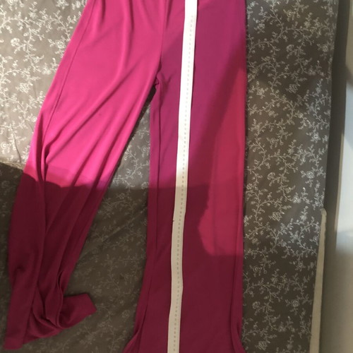 Bershka fuchsia wide-leg pants like new with inner slits