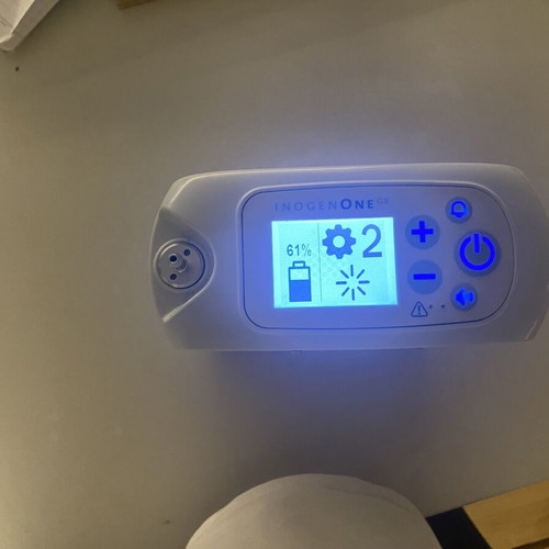 Inogen One G5 Portable Oxygen Concentrator with Large 16-Cell Battery, Like New