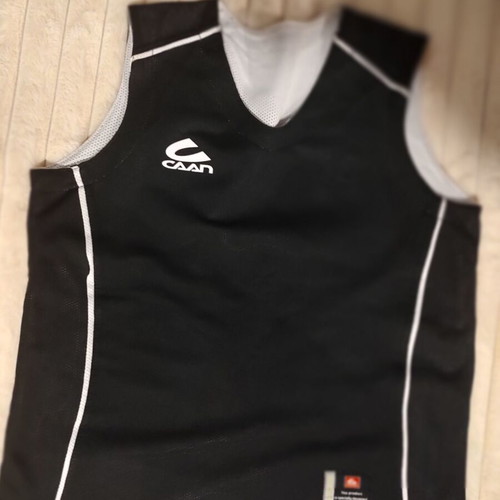 Caan kids football sports set like new, reversible black and white
