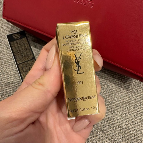 YSL Beauté Set with Mascara and Lipstick with Pouch New