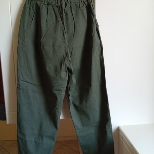 Zik Zak high-waisted women's pants like new, olive green, size S