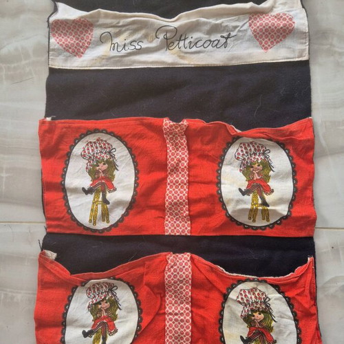Sarah Kay Miss Peticoat hanging fabric decorative item like new