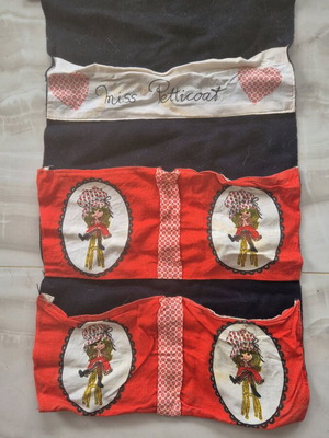 Sarah Kay Miss Peticoat hanging fabric decorative item like new