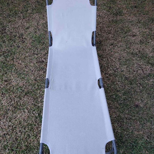Folding beach loungers new, set of 2, 188x58x29 cm