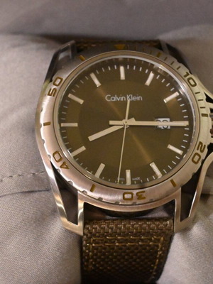 Ανδρικό ρολόι Calvin Klein New York 43mm stainless steel σαν καινούργιο