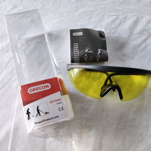 Oregon work safety glasses with yellow lenses new
