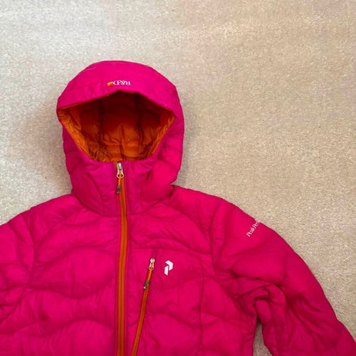 Peak Performance Helium 700cuin down jacket, pink, size S