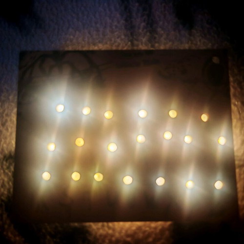 Wooden LED Stranger Things keychain new