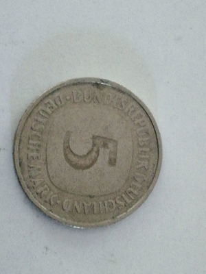 Νόμισμα 5 Μάρκα 1975 μεταχειρισμένο