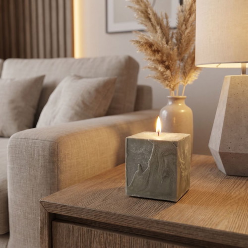 Plant-Based Candle with Bluberrie and Sandalwood Scent, New, 1500g