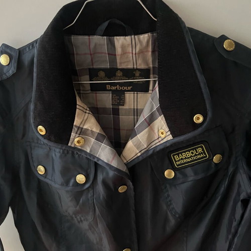 Barbour International Lightweight Jacket Women Navy size EU38 like new
