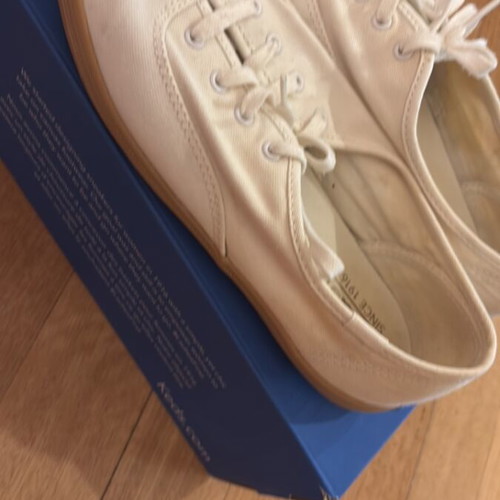 Keds sneakers size 39 used, beige with gold sole